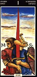 Sola Busca Ace of Swords
