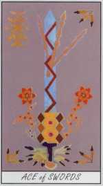 Southwest Sacred Tribes Ace of Swords