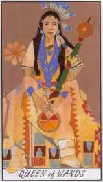 Southwest Sacred Tribes Queen of Wands